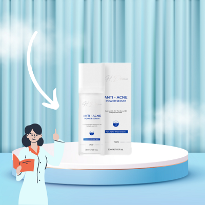 Khắc chế mụn viêm nhanh chóng với tinh chất ngăn ngừa và trị mụn H.Derma Anti-Acne Power Serum