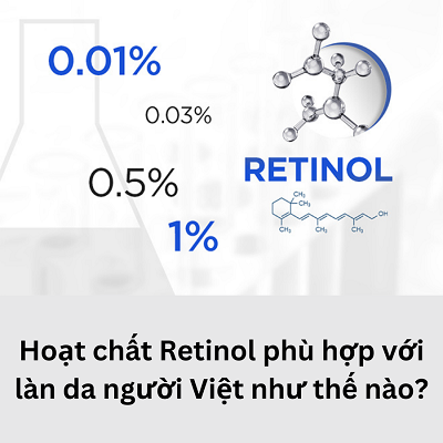 Hoạt chất Retinol phù hợp với làn da người Việt như thế nào?